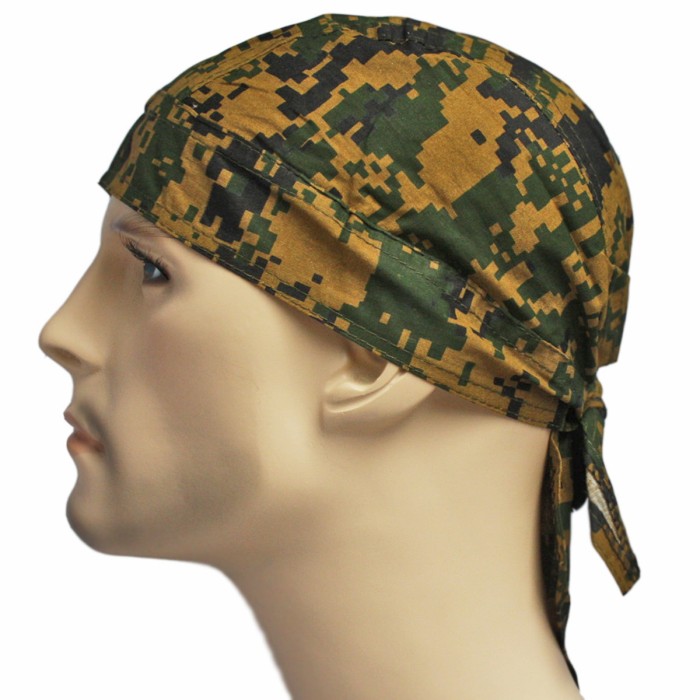 Headwrap, Kopftuch, Bandana, digital woodland, Baumwolle